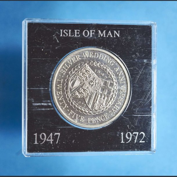 Isle of Man crown 1972 - Silver Wedding Anniversary