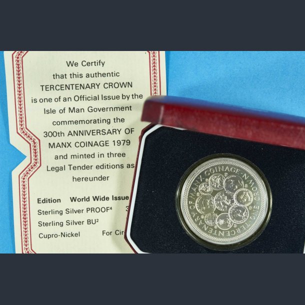 Isle Of Man Silver Crown 1979 - Tercentenary Crown