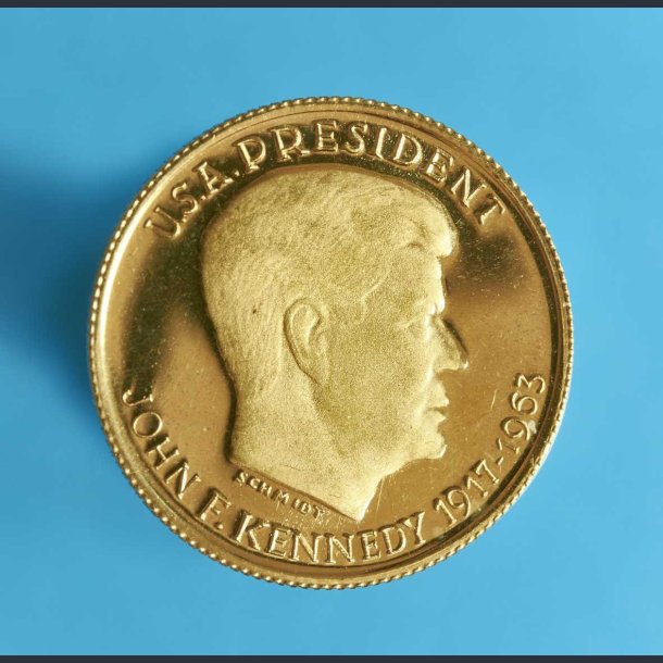 John F. Kennedy mindedukat i guld - 3,5 gram