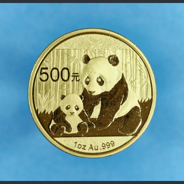 Kina 500 yuan 2010 - 1 oz