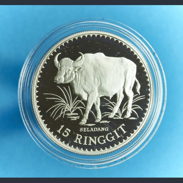 Malaysia 15 Ringgit 1976 - Sterlingslv