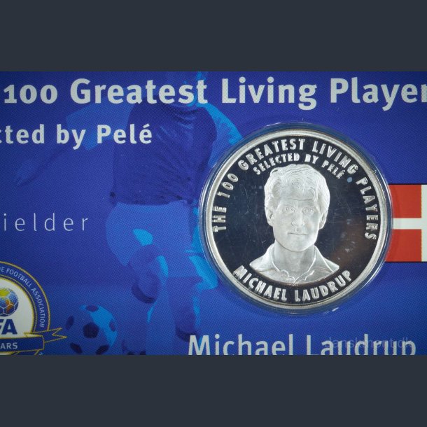 Michael Laudrup FIFA medalje i slv - The 100 Greatest Living Players