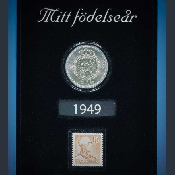 Mit fdselsr 1949 med svensk slv 2 krone