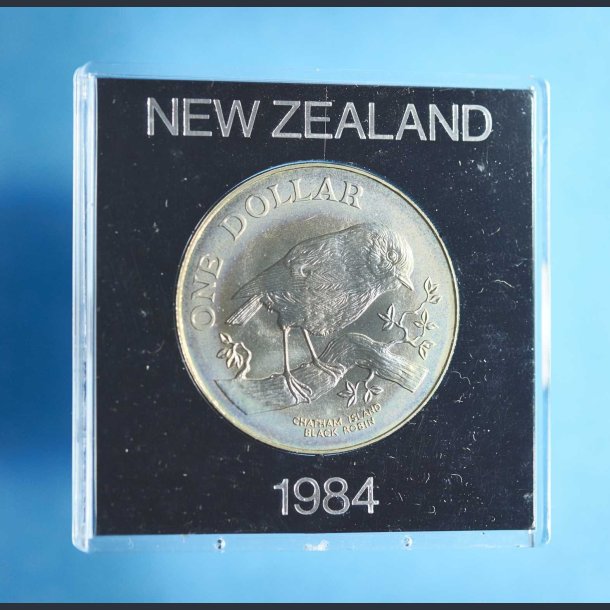 New Zealand dollar 1984 - Chatham Island Robin