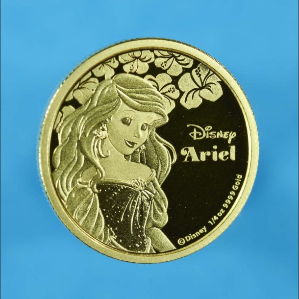 Niue 25 dollars 2015 i guld "Ariel"