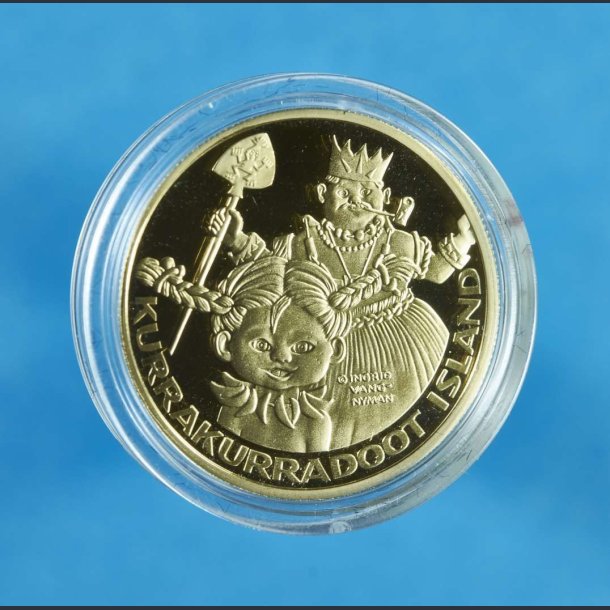 Niue 5 Dollars 2015 gold "Pippi Longstocking 70 years"