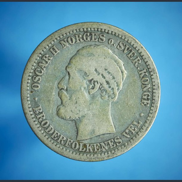 Norge 1 kr. 1877-1904 pen