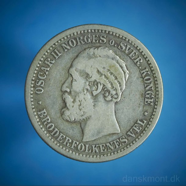 Norge 1 kr. 1877 - Pen