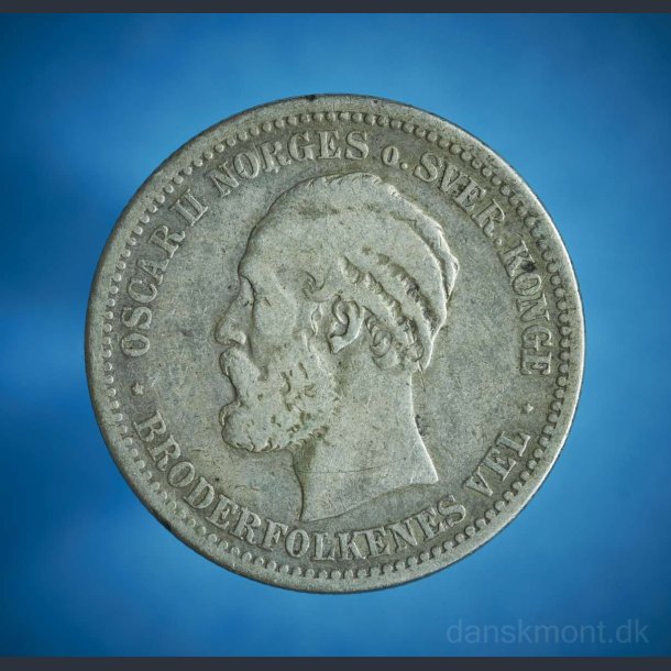 Norge 1 kr. 1890 - Pen