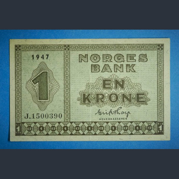 Norge 1 kr. sedel 1947