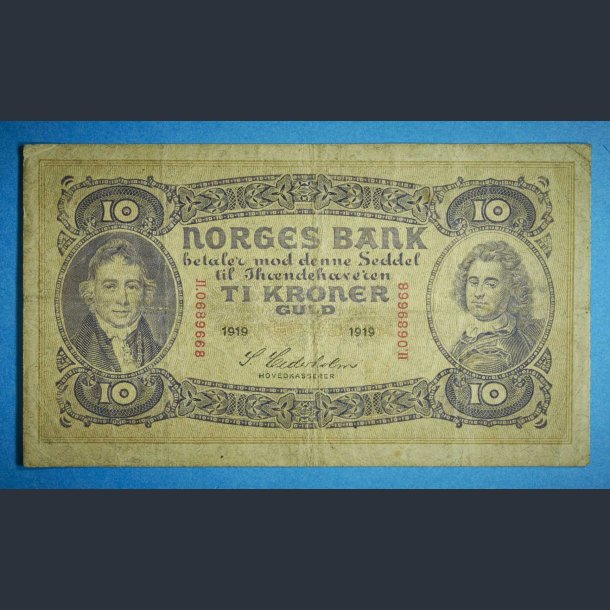 Norge 10 kr. 1918