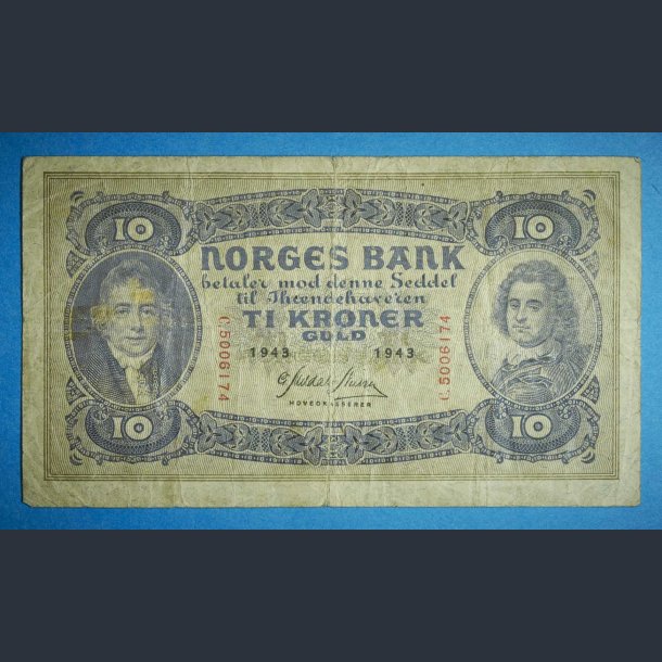 Norge 10 kr. 1943 C