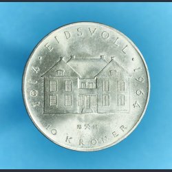 Norge 10 kr. 1964 - Grundlovsjubil�um