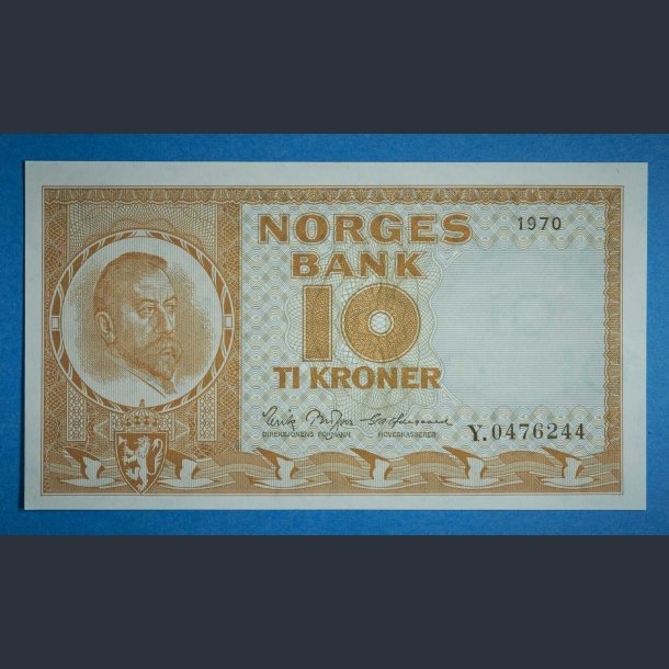 Norge 10 kr. 1970 / Aunc.