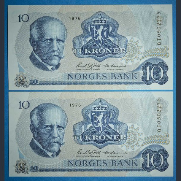 Norge 10 kr. 1976 Q. 2 stk