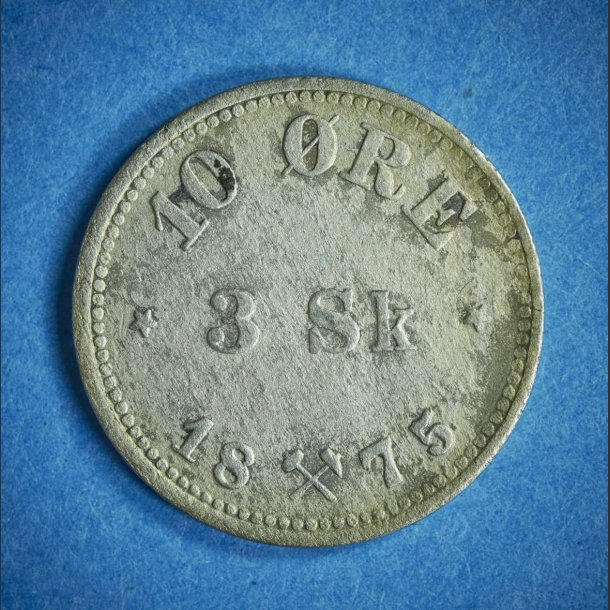 Norge 10 re 1874-1875