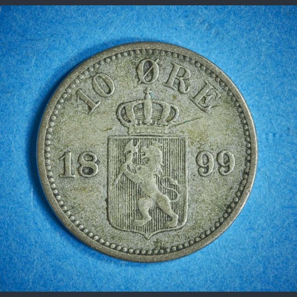 Norge 10 re 1875-1903 pen