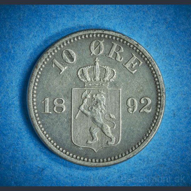 Norge 10 re 1892