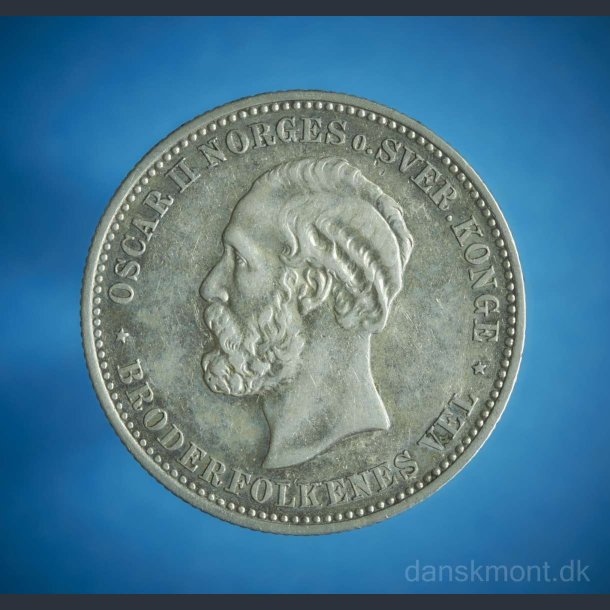 Norge 2 kr. 1878 / Pen