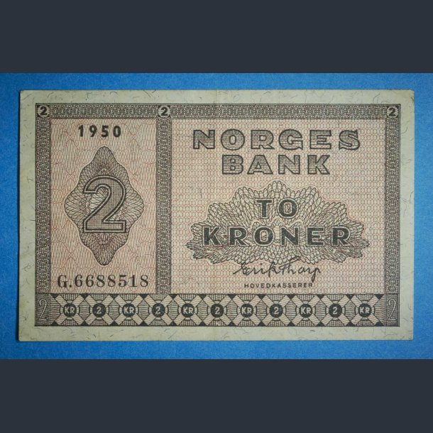 Norge 2 kr. 1950