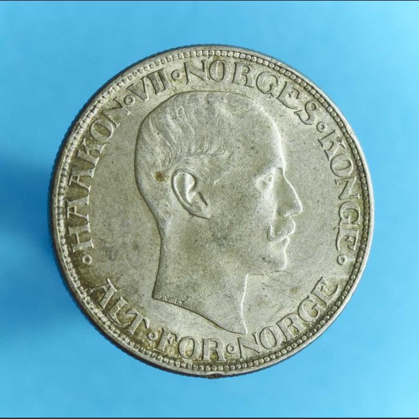 Norge 2 kr.1917 - Nydeligt eksemplar