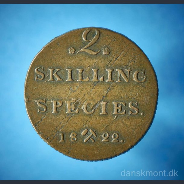 Norge 2 skilling 1822