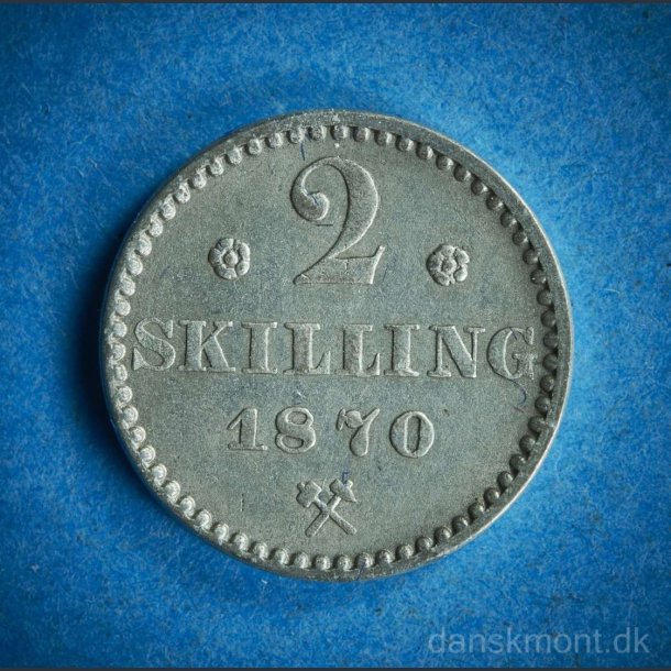 Norge 2 skilling 1870