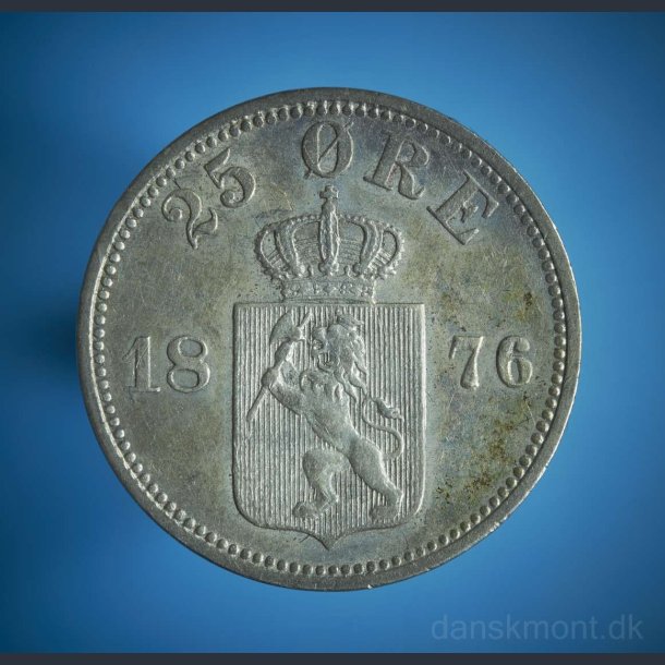 Norge 25 re 1876