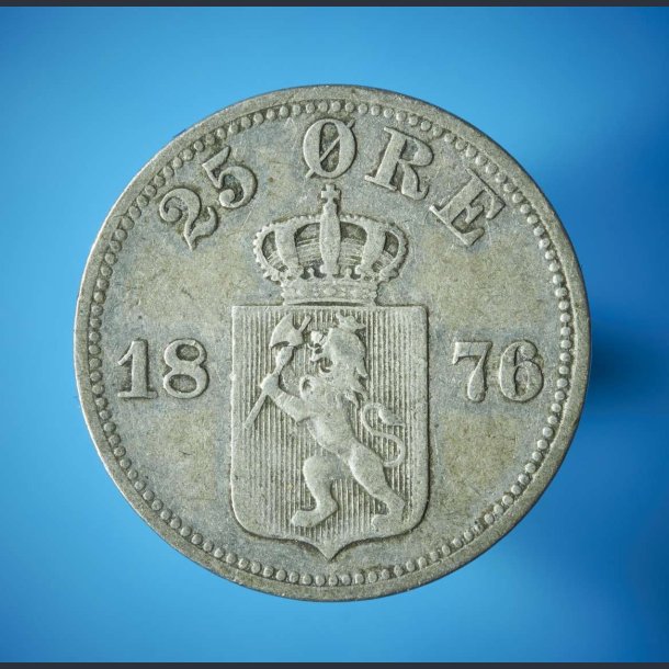 Norge 25 re 1876