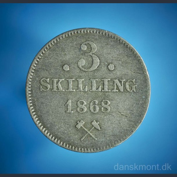 Norge 3 skilling 1868