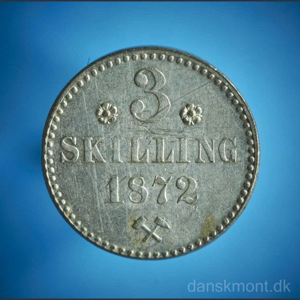 Norge 3 skilling 1872