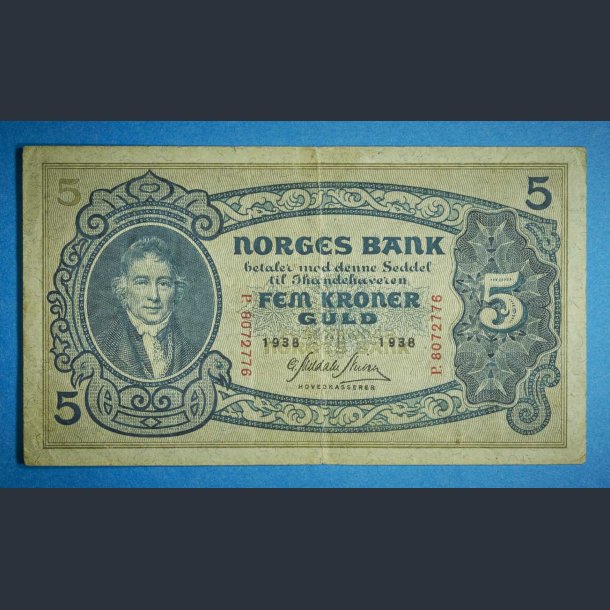 Norge 5 kr. 1938