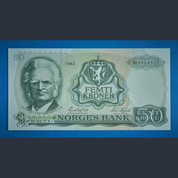 Norge 50 kr. 1966-1983 Unc.