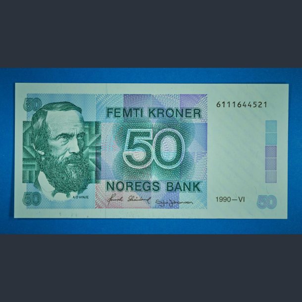 Norge 50 kr. 1984-1995 Unc.