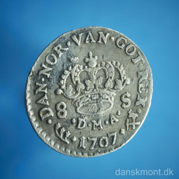 Norge 8 skilling 1707