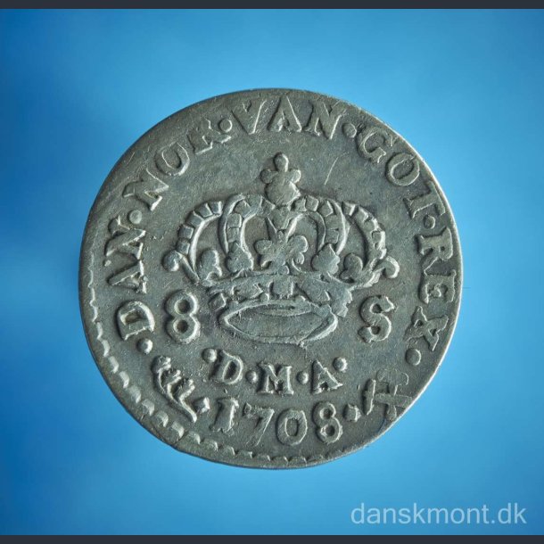 Norge 8 skilling 1708