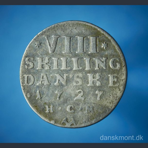 Norge 8 skilling 1727