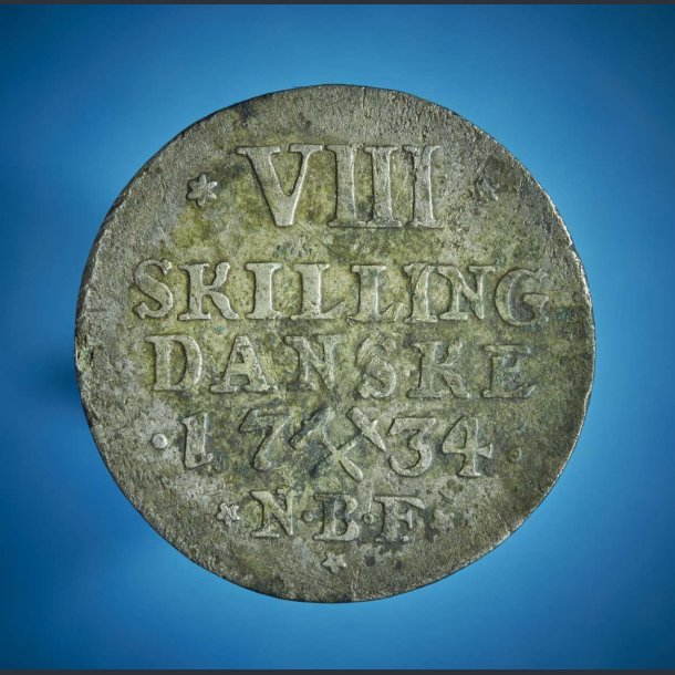 Norge 8 skilling 1734