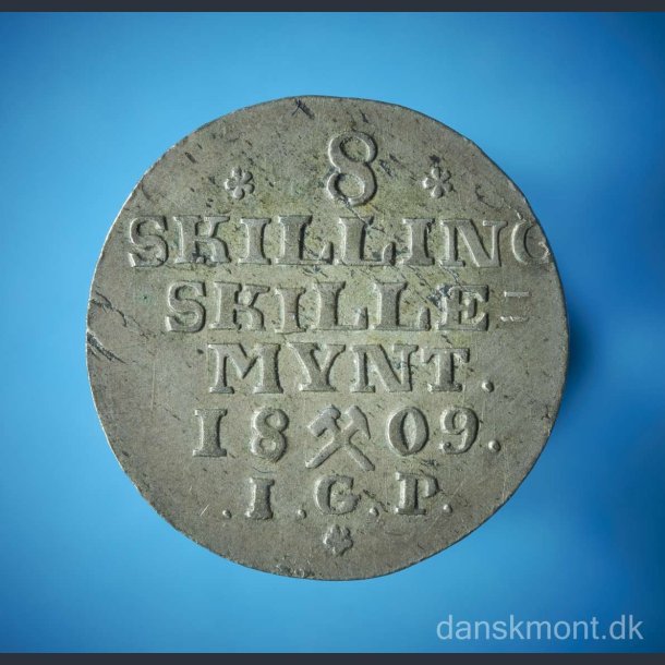 Norge 8 skilling 1809 - Flot