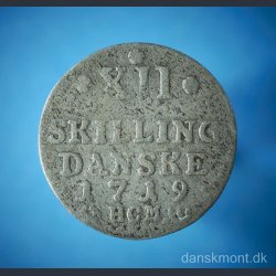 Frederik IV 12 skilling 1717-1724