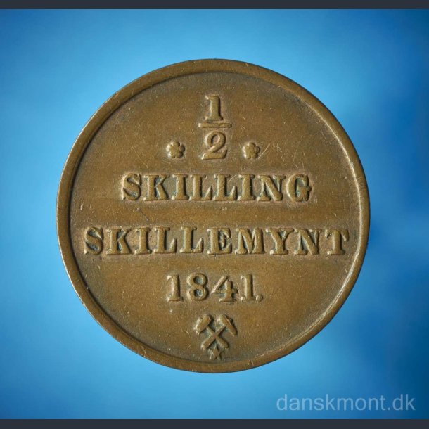 Norge &frac12; skilling 1841