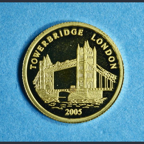 Togo 1500 Francs 2005 guld - Tower Bridge London