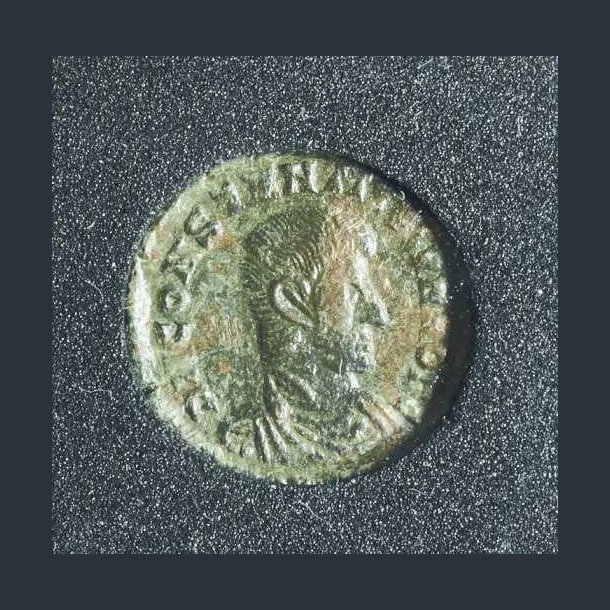 Rom, Follis m. Kejser Constantius Gallus (351-354) - i forseglet plastkassette