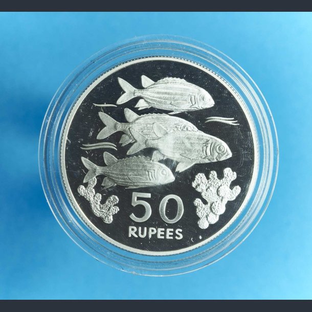 Seychellerne 50 Rupees 1978 - Sterlingslv