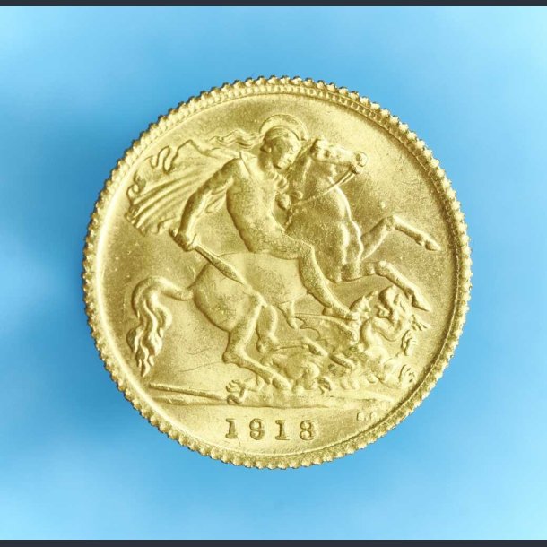 Storbritannien &frac12; Sovereign r 1912-1913 - counterstrike