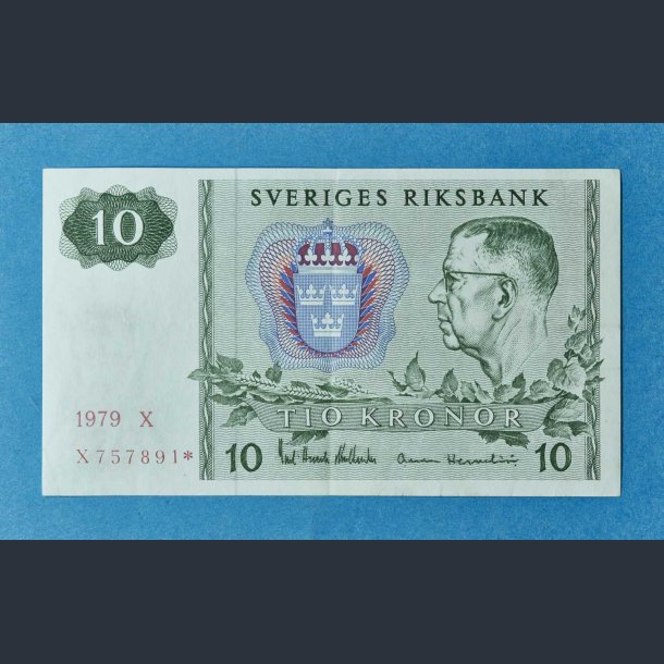 Sverige 10 kr. 1963-1990 - Stjerne / erstatningsseddel