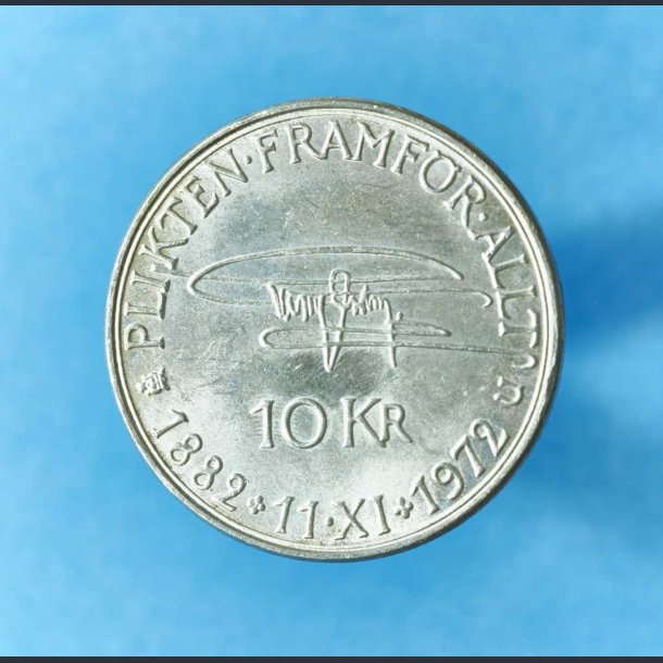 Sverige 10 kr. 1972 - 90 rs fdselsdag