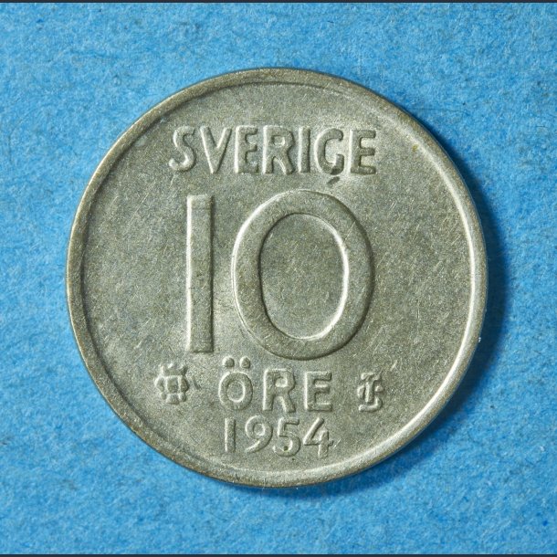 Sverige 10 re 1952-1962 i slv - Bedre eksemplar