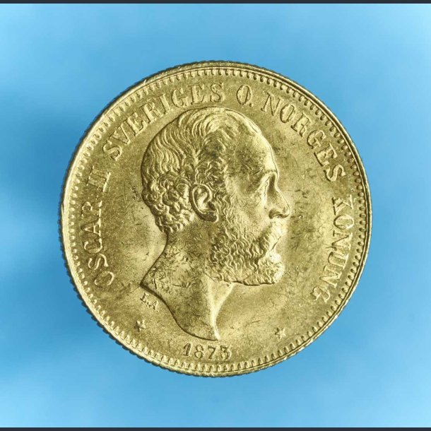 Sverige 20 kr. 1873-1876 - Rigsvben uden hjerteskjold