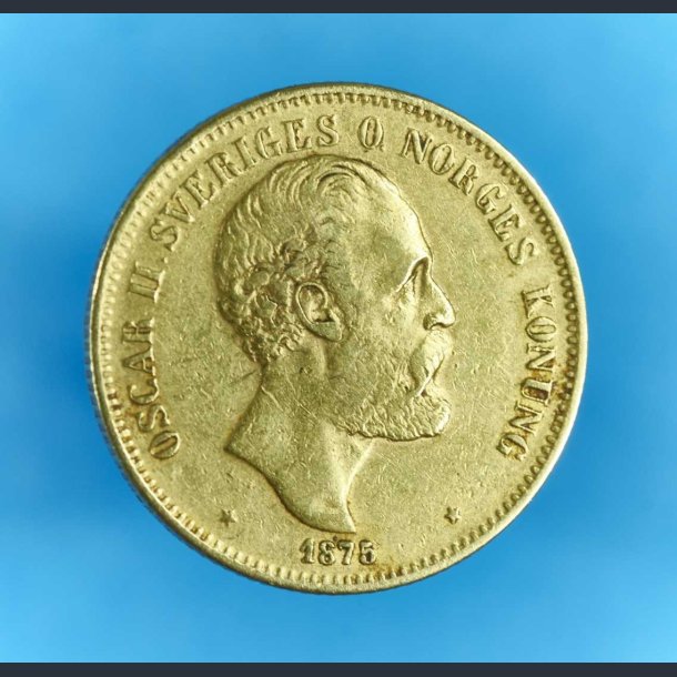 Sverige 20 kr. 1875 i guld